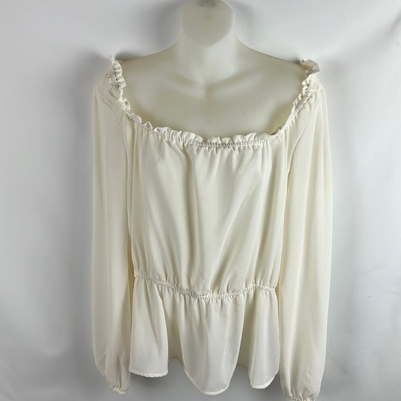 Michael Kors Off the Shoulder Top Blouse - Picture 3 of 10